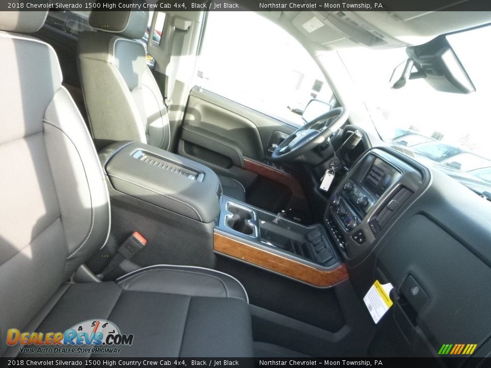 2018 Chevrolet Silverado 1500 High Country Crew Cab 4x4 Black / Jet Black Photo #10