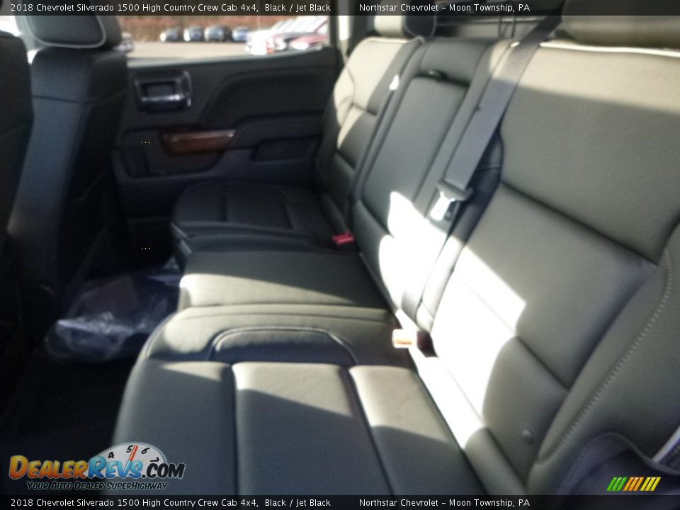 2018 Chevrolet Silverado 1500 High Country Crew Cab 4x4 Black / Jet Black Photo #14