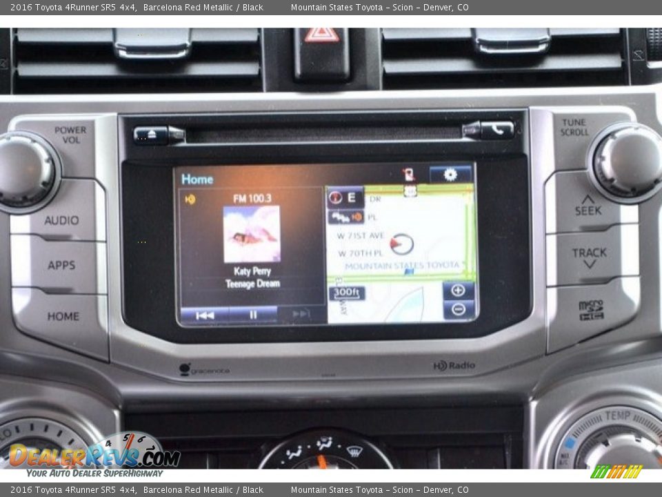 2016 Toyota 4Runner SR5 4x4 Barcelona Red Metallic / Black Photo #15