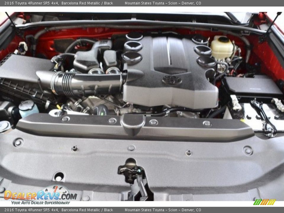 2016 Toyota 4Runner SR5 4x4 Barcelona Red Metallic / Black Photo #27