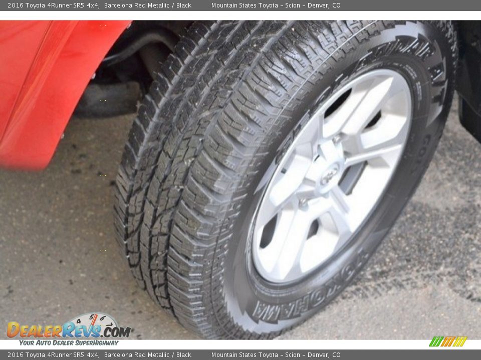2016 Toyota 4Runner SR5 4x4 Barcelona Red Metallic / Black Photo #28