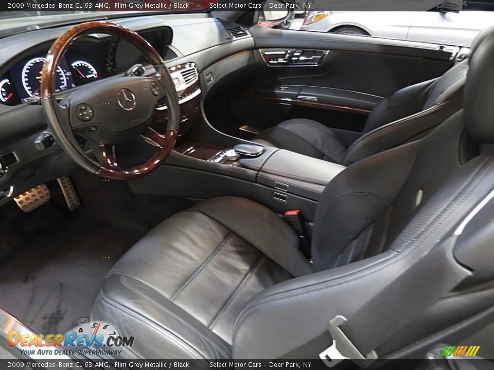 2009 Mercedes-Benz CL 63 AMG Flint Grey Metallic / Black Photo #14