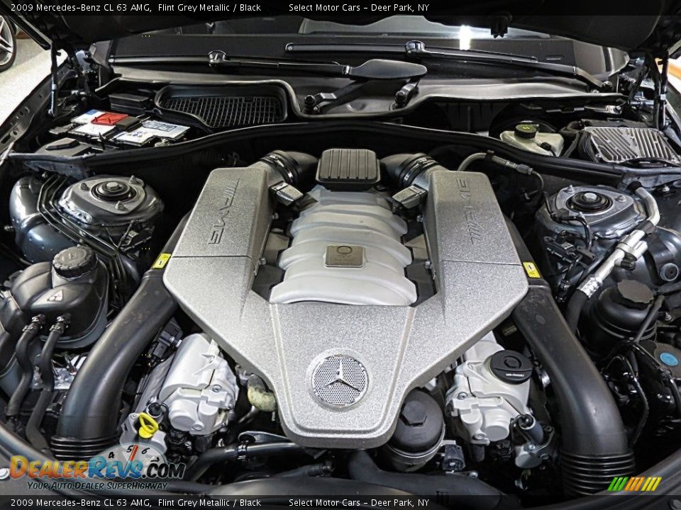 2009 Mercedes-Benz CL 63 AMG Flint Grey Metallic / Black Photo #29