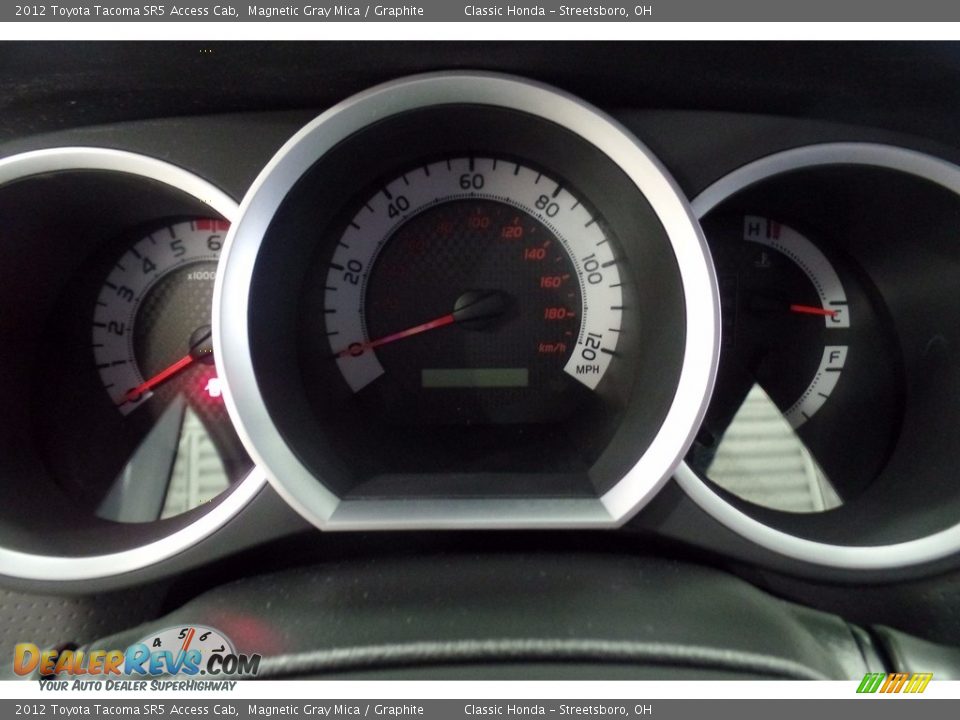 2012 Toyota Tacoma SR5 Access Cab Magnetic Gray Mica / Graphite Photo #18