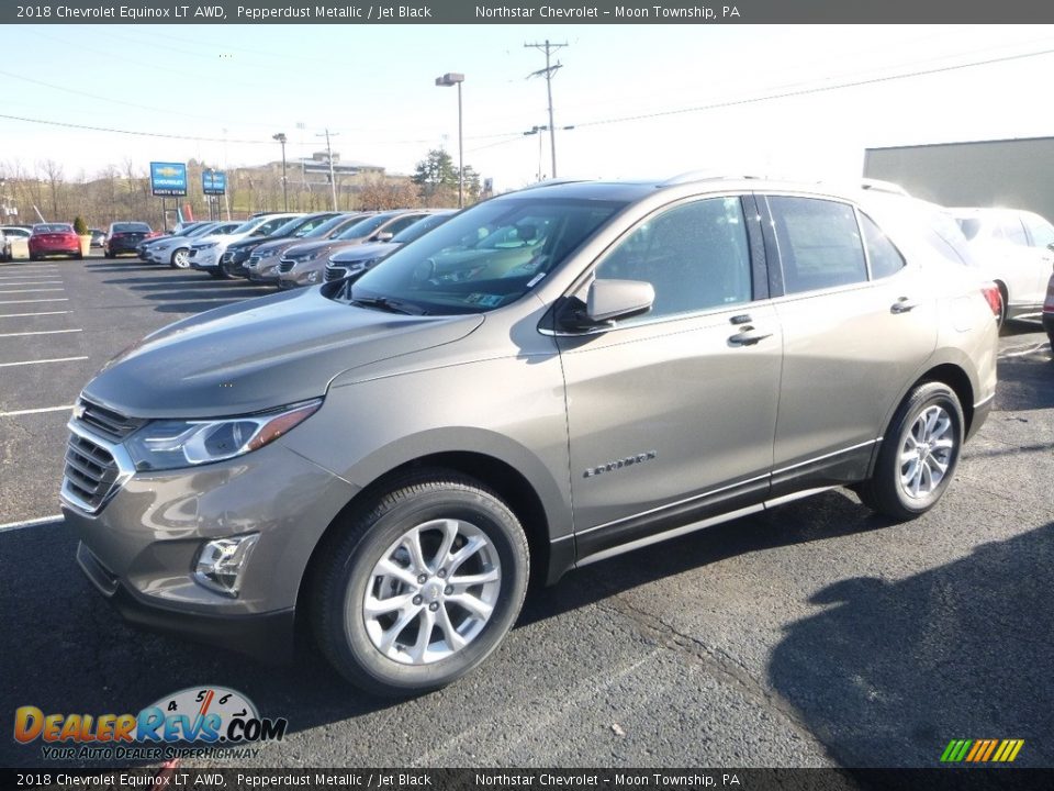 2018 Chevrolet Equinox LT AWD Pepperdust Metallic / Jet Black Photo #1