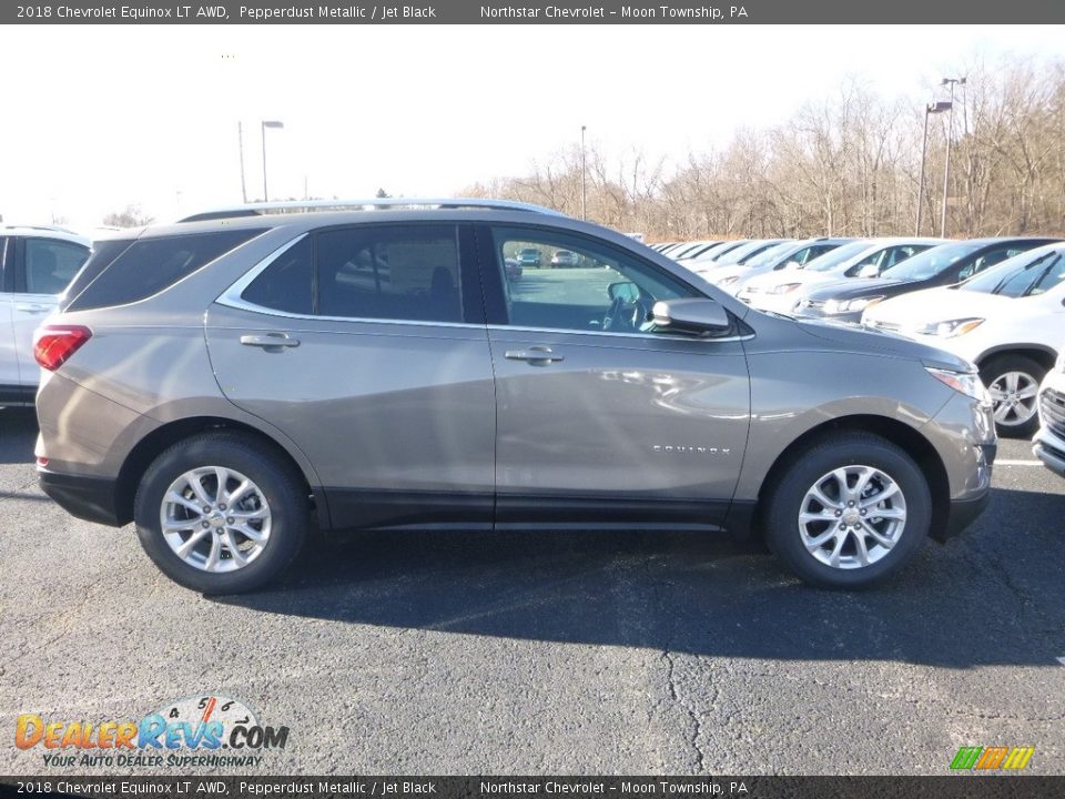 2018 Chevrolet Equinox LT AWD Pepperdust Metallic / Jet Black Photo #6