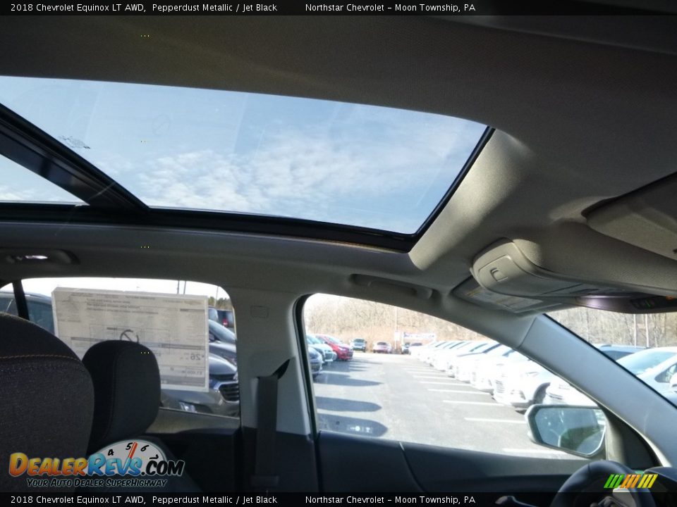 2018 Chevrolet Equinox LT AWD Pepperdust Metallic / Jet Black Photo #10