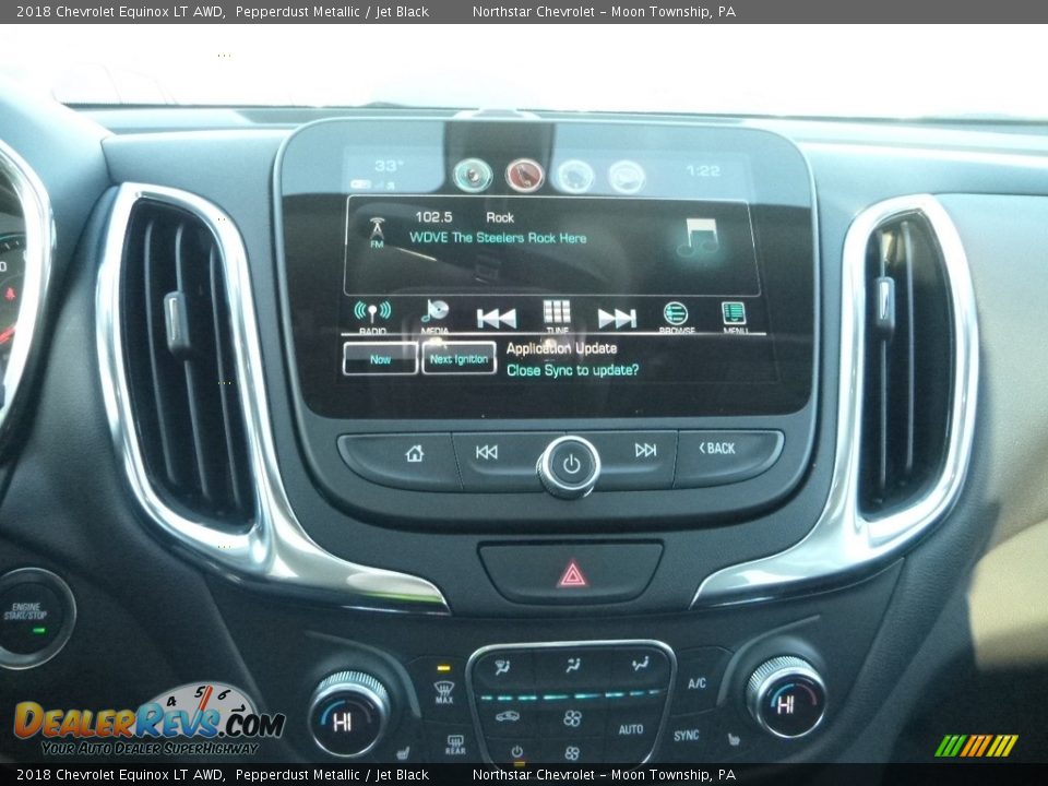 2018 Chevrolet Equinox LT AWD Pepperdust Metallic / Jet Black Photo #18