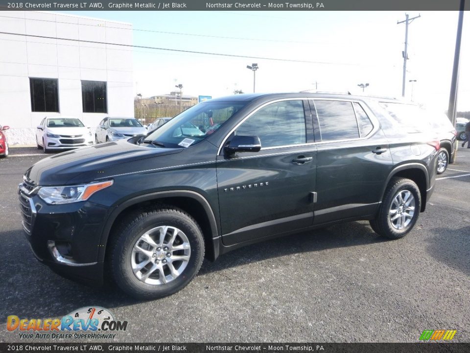 2018 Chevrolet Traverse LT AWD Graphite Metallic / Jet Black Photo #1