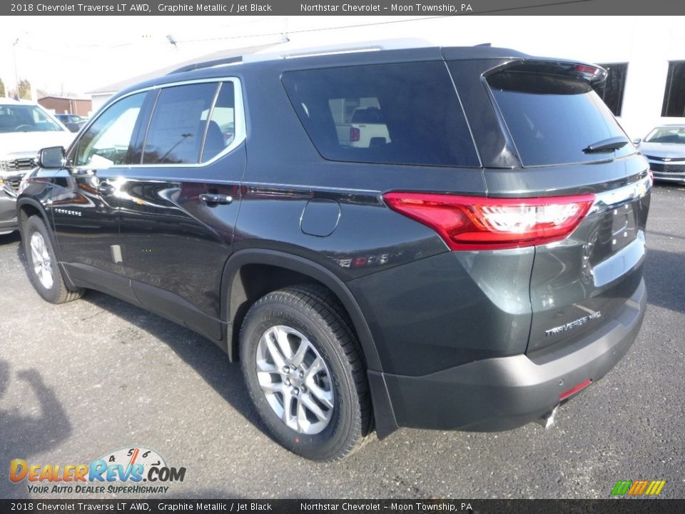 2018 Chevrolet Traverse LT AWD Graphite Metallic / Jet Black Photo #3