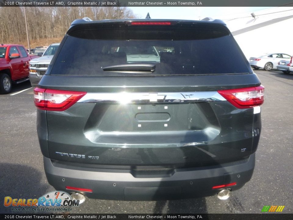 2018 Chevrolet Traverse LT AWD Graphite Metallic / Jet Black Photo #4
