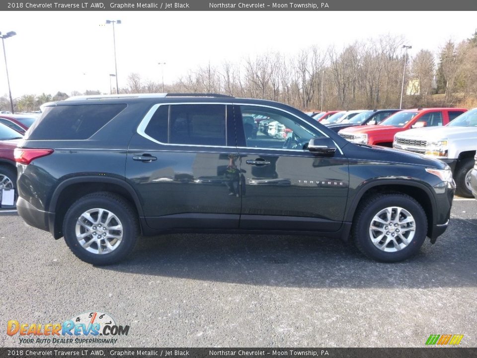 2018 Chevrolet Traverse LT AWD Graphite Metallic / Jet Black Photo #6