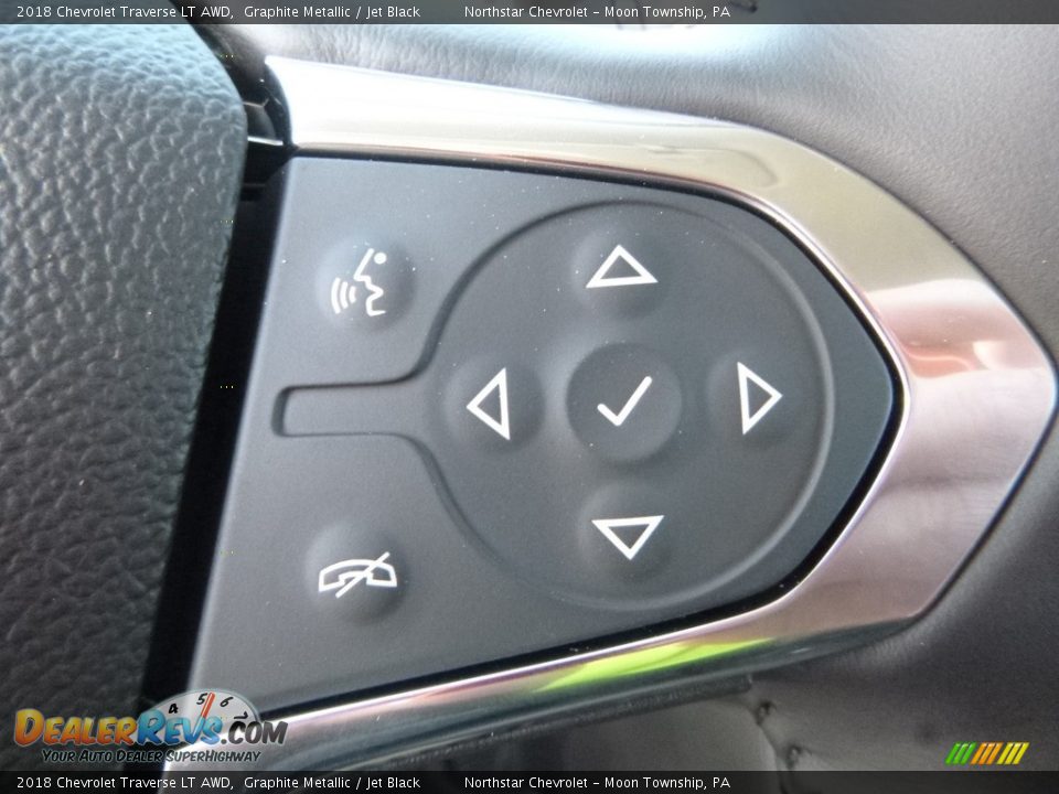 2018 Chevrolet Traverse LT AWD Graphite Metallic / Jet Black Photo #19