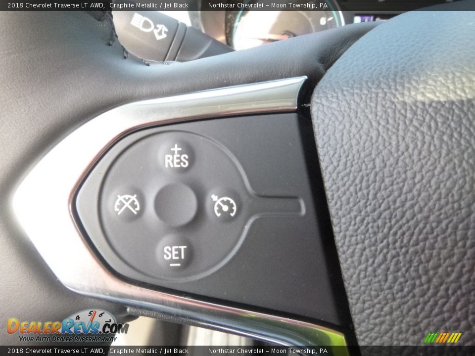 2018 Chevrolet Traverse LT AWD Graphite Metallic / Jet Black Photo #20