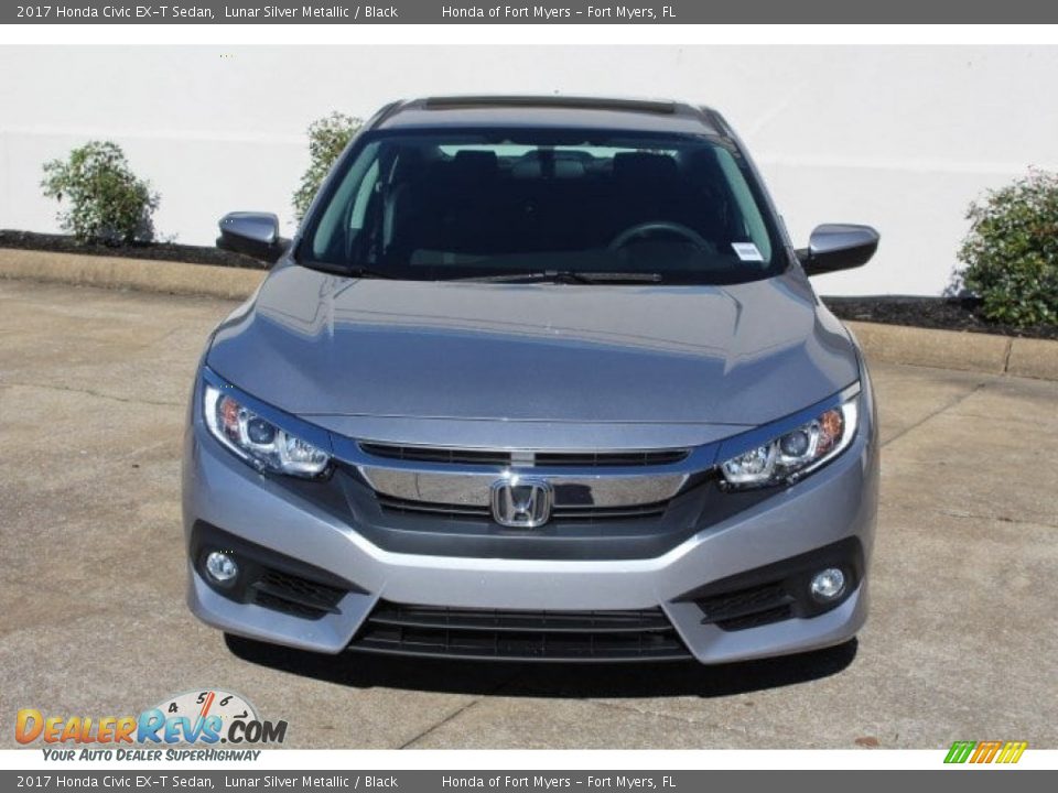 2017 Honda Civic EX-T Sedan Lunar Silver Metallic / Black Photo #3