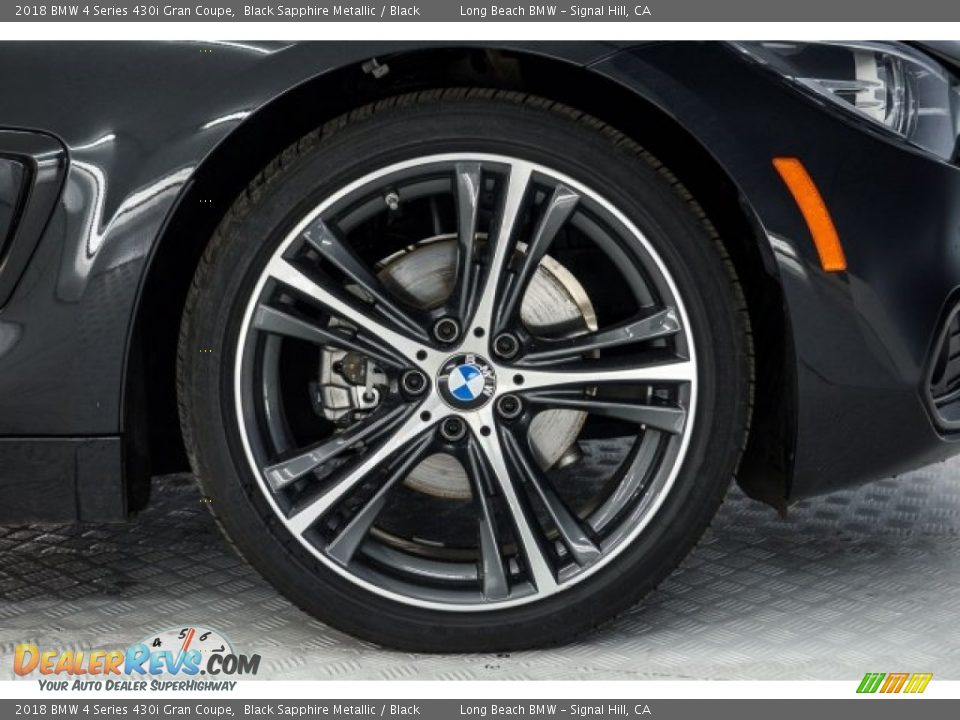 2018 BMW 4 Series 430i Gran Coupe Black Sapphire Metallic / Black Photo #8