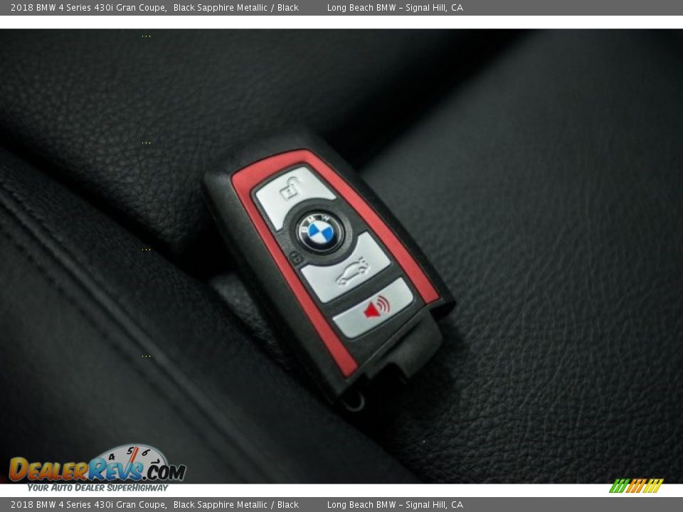 2018 BMW 4 Series 430i Gran Coupe Black Sapphire Metallic / Black Photo #11