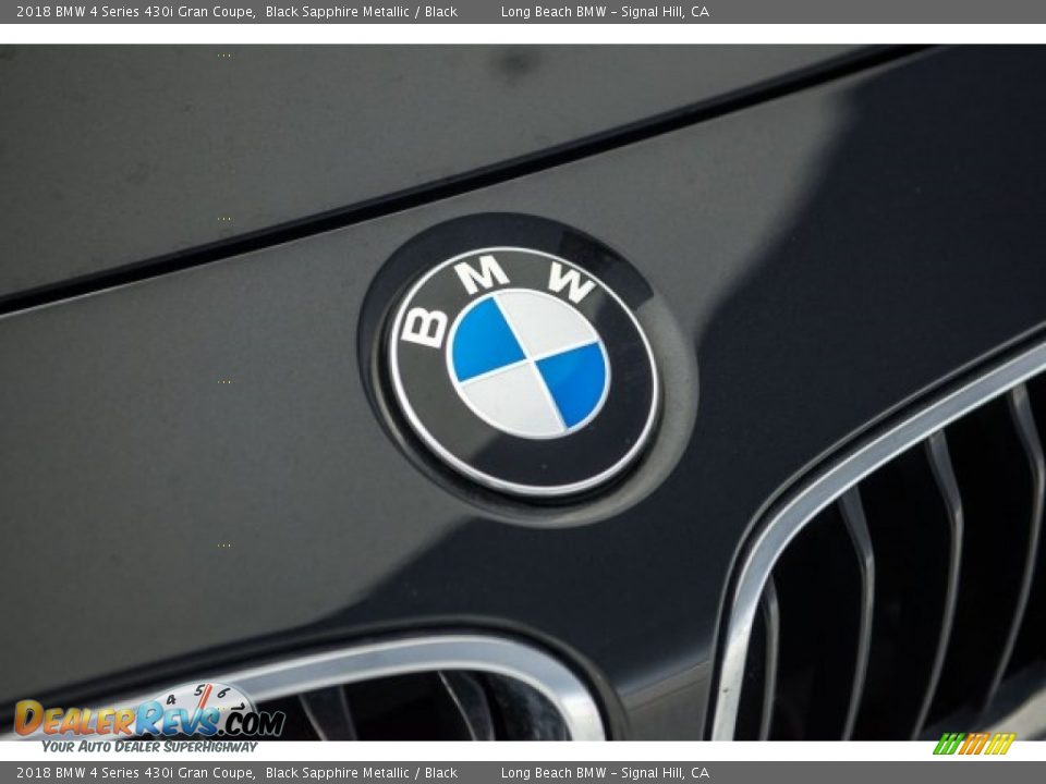 2018 BMW 4 Series 430i Gran Coupe Black Sapphire Metallic / Black Photo #23