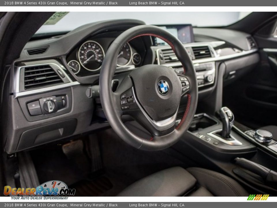 2018 BMW 4 Series 430i Gran Coupe Mineral Grey Metallic / Black Photo #15