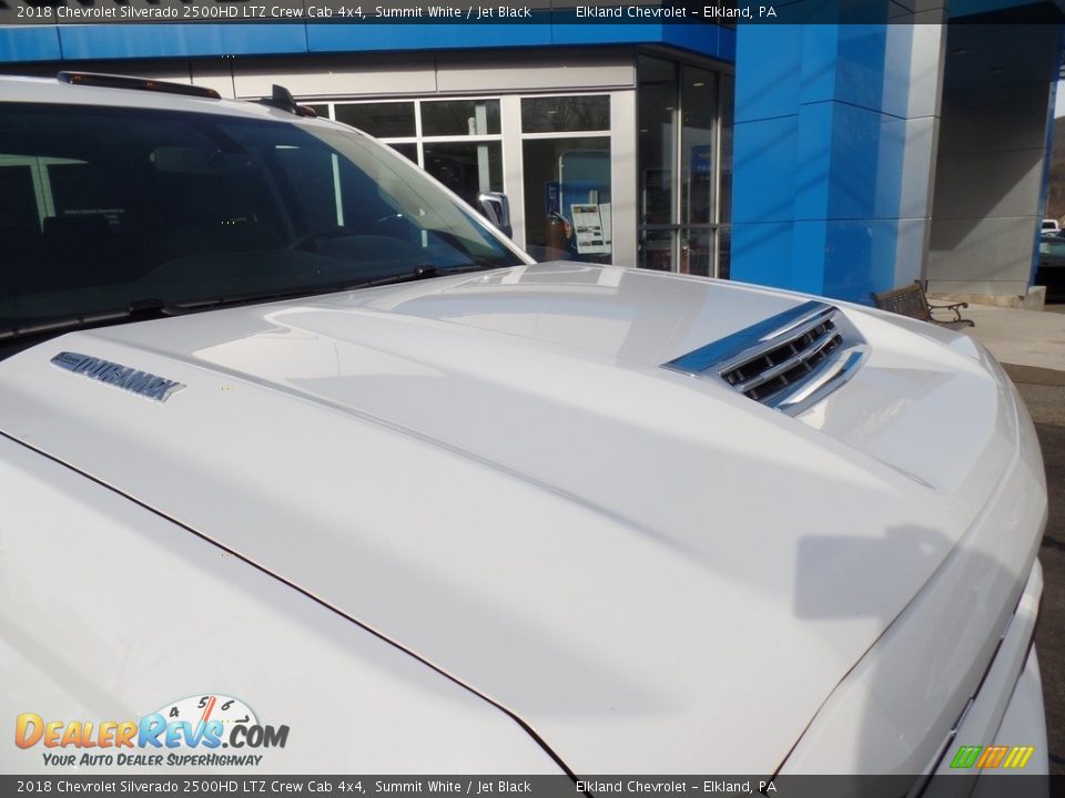 2018 Chevrolet Silverado 2500HD LTZ Crew Cab 4x4 Summit White / Jet Black Photo #14