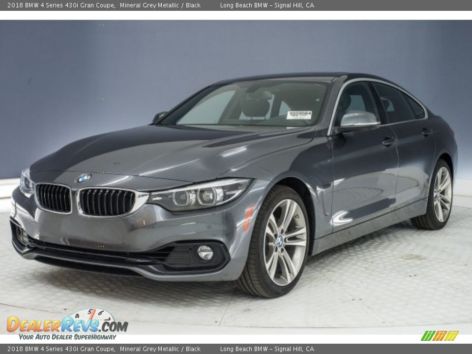 2018 BMW 4 Series 430i Gran Coupe Mineral Grey Metallic / Black Photo #29