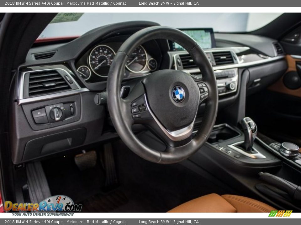 2018 BMW 4 Series 440i Coupe Melbourne Red Metallic / Cognac Photo #15