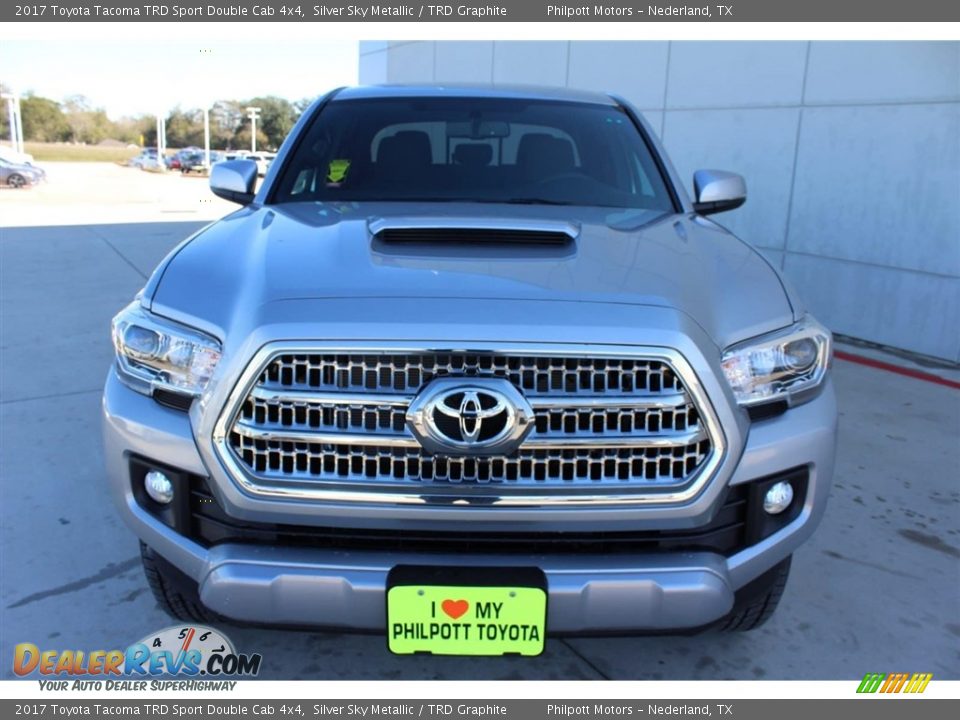 2017 Toyota Tacoma TRD Sport Double Cab 4x4 Silver Sky Metallic / TRD Graphite Photo #2