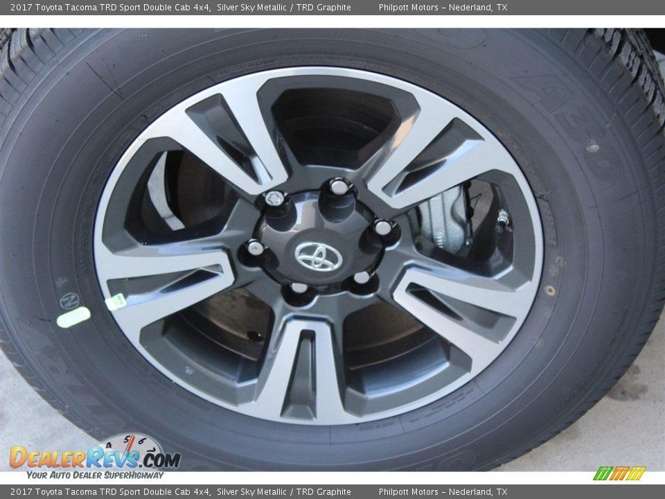 2017 Toyota Tacoma TRD Sport Double Cab 4x4 Silver Sky Metallic / TRD Graphite Photo #4