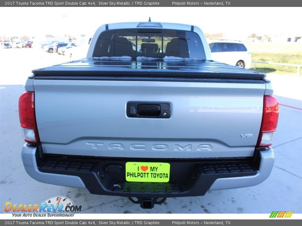 2017 Toyota Tacoma TRD Sport Double Cab 4x4 Silver Sky Metallic / TRD Graphite Photo #7