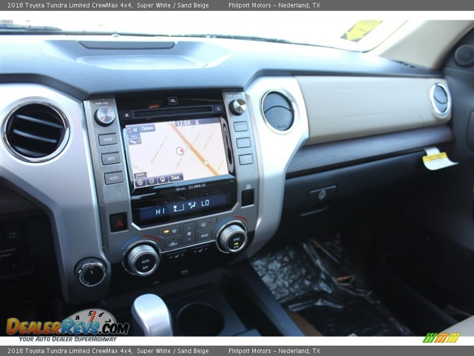 2018 Toyota Tundra Limited CrewMax 4x4 Super White / Sand Beige Photo #13