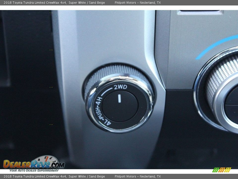 2018 Toyota Tundra Limited CrewMax 4x4 Super White / Sand Beige Photo #15