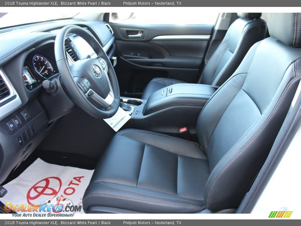2018 Toyota Highlander XLE Blizzard White Pearl / Black Photo #11