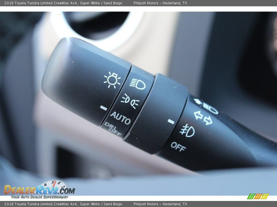 2018 Toyota Tundra Limited CrewMax 4x4 Super White / Sand Beige Photo #24
