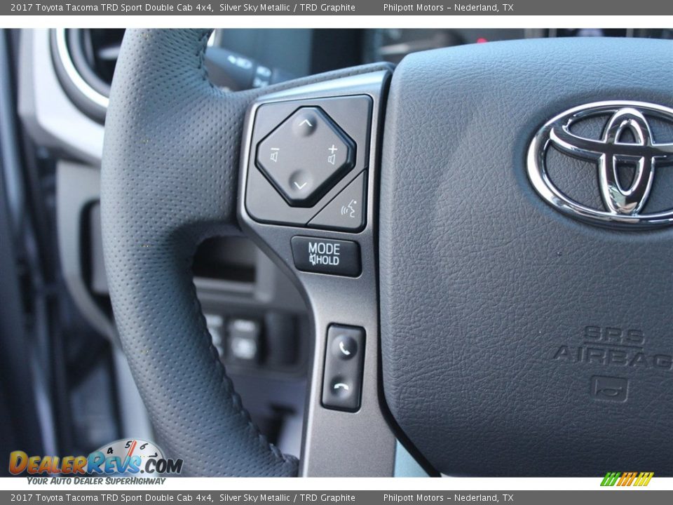 2017 Toyota Tacoma TRD Sport Double Cab 4x4 Silver Sky Metallic / TRD Graphite Photo #21