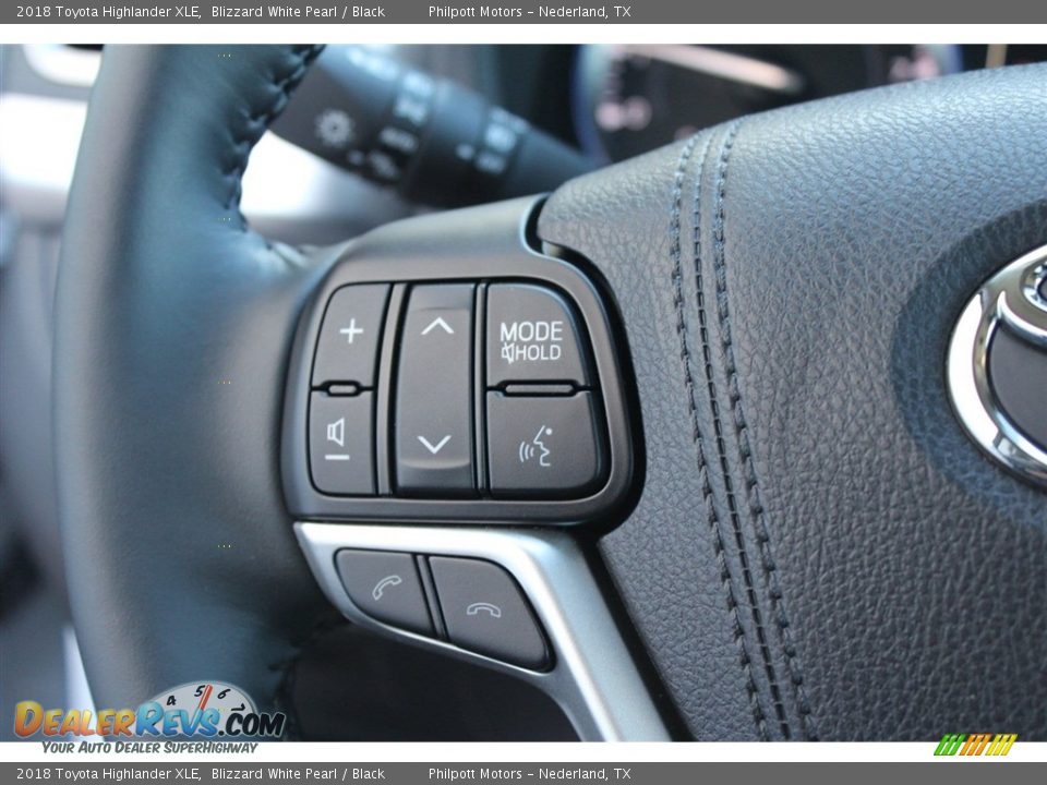 2018 Toyota Highlander XLE Blizzard White Pearl / Black Photo #21