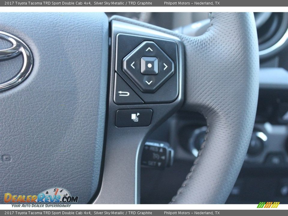 2017 Toyota Tacoma TRD Sport Double Cab 4x4 Silver Sky Metallic / TRD Graphite Photo #22