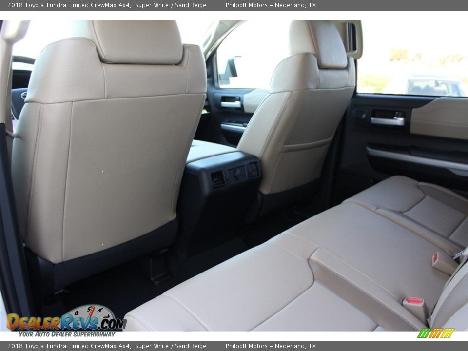 2018 Toyota Tundra Limited CrewMax 4x4 Super White / Sand Beige Photo #27