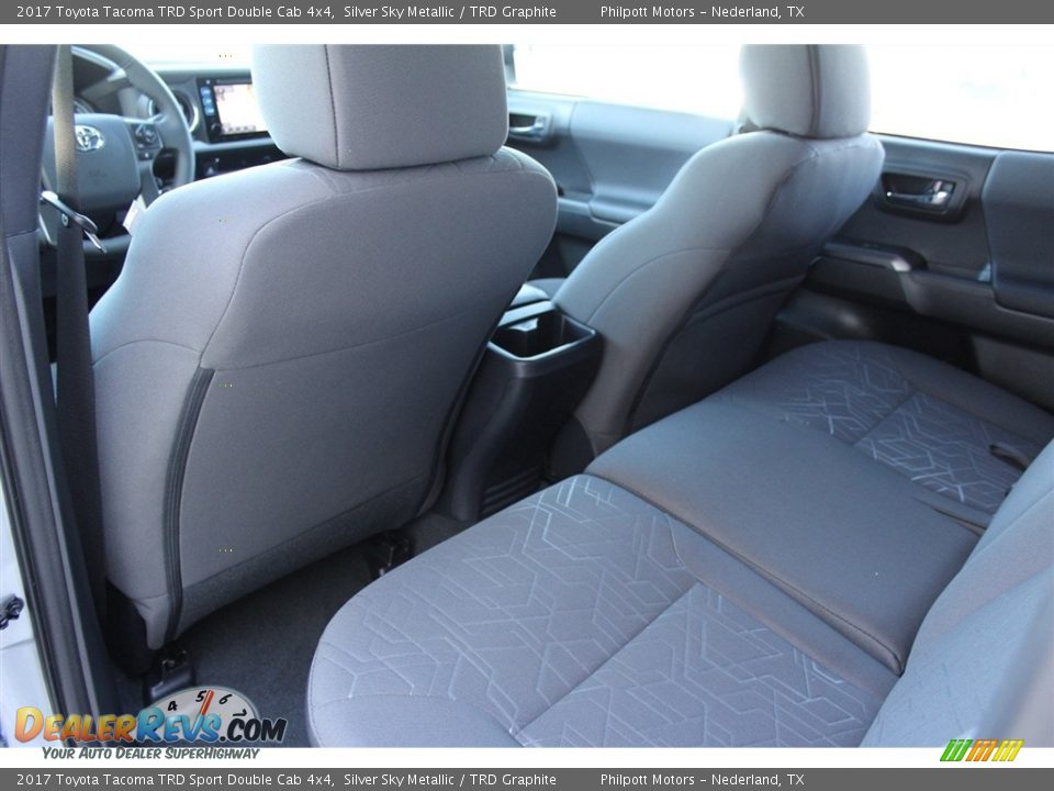 2017 Toyota Tacoma TRD Sport Double Cab 4x4 Silver Sky Metallic / TRD Graphite Photo #25