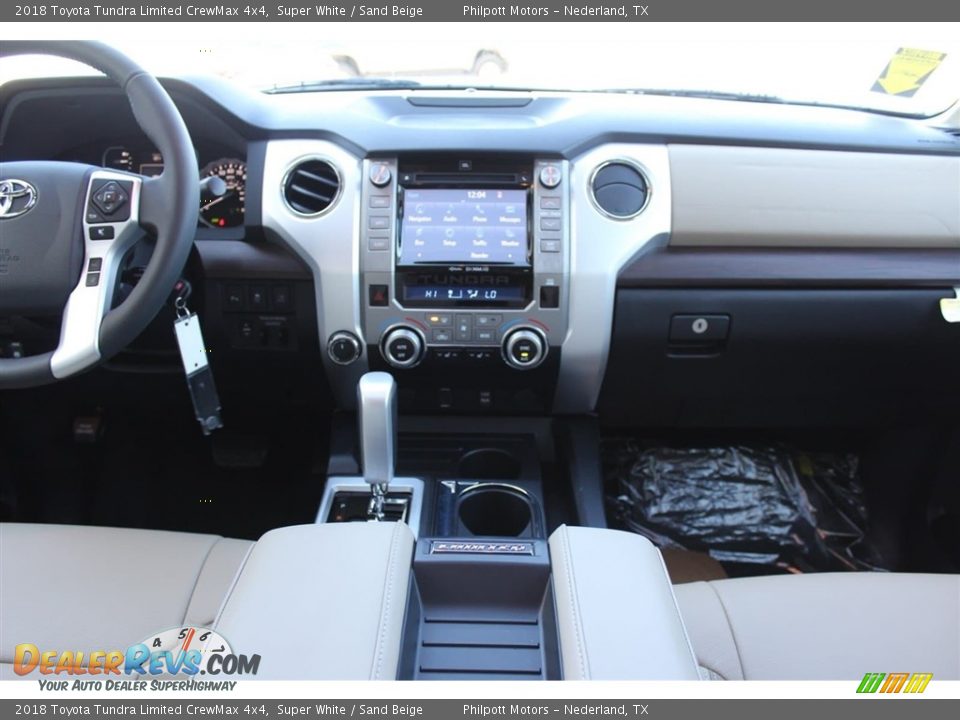 2018 Toyota Tundra Limited CrewMax 4x4 Super White / Sand Beige Photo #29