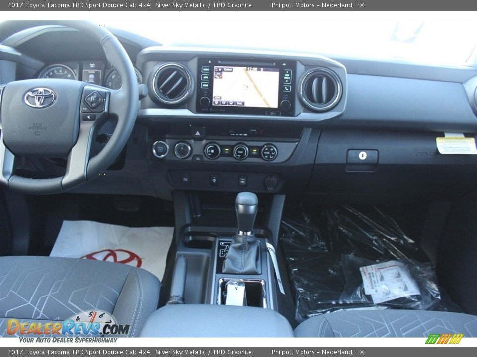 2017 Toyota Tacoma TRD Sport Double Cab 4x4 Silver Sky Metallic / TRD Graphite Photo #27