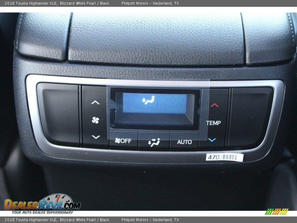 2018 Toyota Highlander XLE Blizzard White Pearl / Black Photo #28