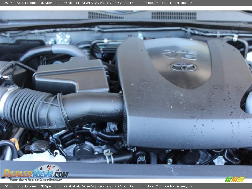 2017 Toyota Tacoma TRD Sport Double Cab 4x4 Silver Sky Metallic / TRD Graphite Photo #30