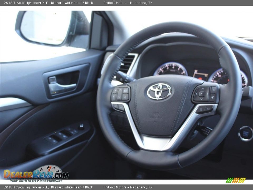 2018 Toyota Highlander XLE Blizzard White Pearl / Black Photo #30