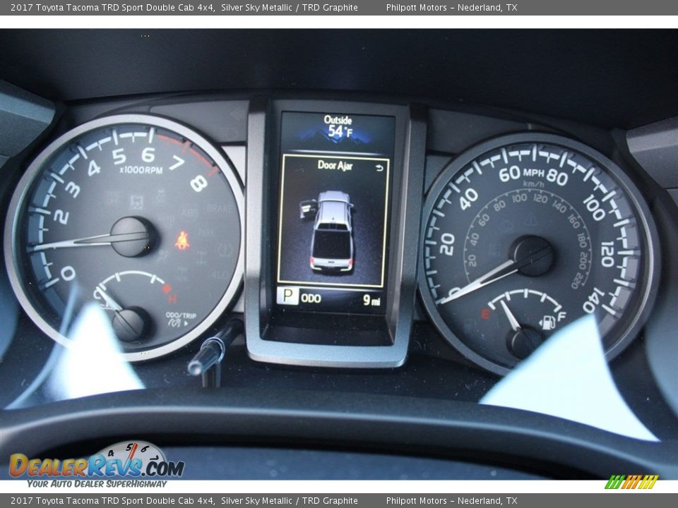 2017 Toyota Tacoma TRD Sport Double Cab 4x4 Silver Sky Metallic / TRD Graphite Photo #31