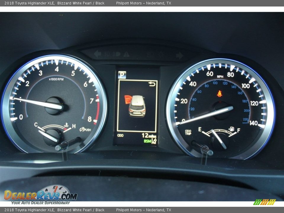 2018 Toyota Highlander XLE Blizzard White Pearl / Black Photo #34