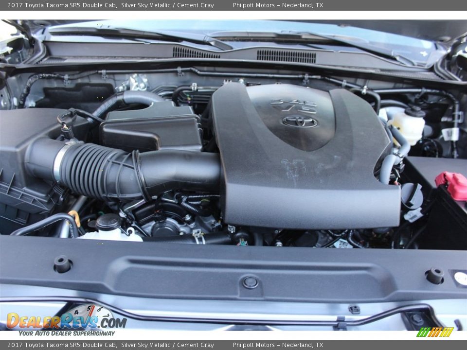 2017 Toyota Tacoma SR5 Double Cab Silver Sky Metallic / Cement Gray Photo #26