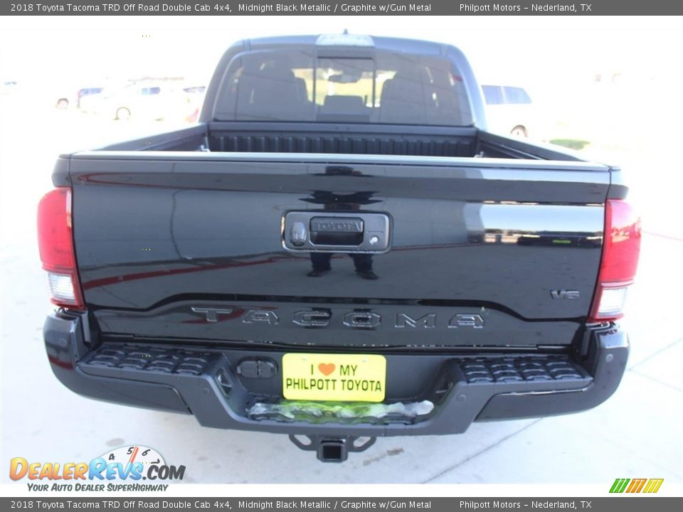 2018 Toyota Tacoma TRD Off Road Double Cab 4x4 Midnight Black Metallic / Graphite w/Gun Metal Photo #7