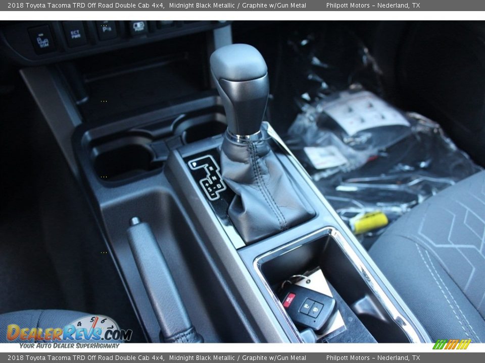 2018 Toyota Tacoma TRD Off Road Double Cab 4x4 Midnight Black Metallic / Graphite w/Gun Metal Photo #12