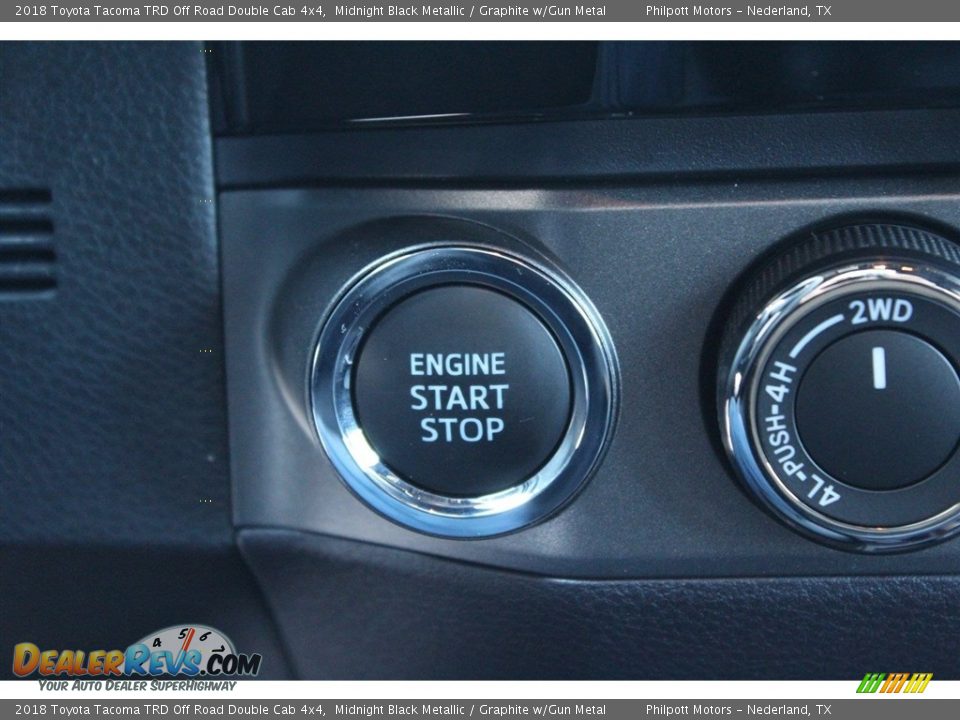 2018 Toyota Tacoma TRD Off Road Double Cab 4x4 Midnight Black Metallic / Graphite w/Gun Metal Photo #13