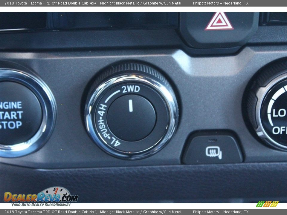 2018 Toyota Tacoma TRD Off Road Double Cab 4x4 Midnight Black Metallic / Graphite w/Gun Metal Photo #14